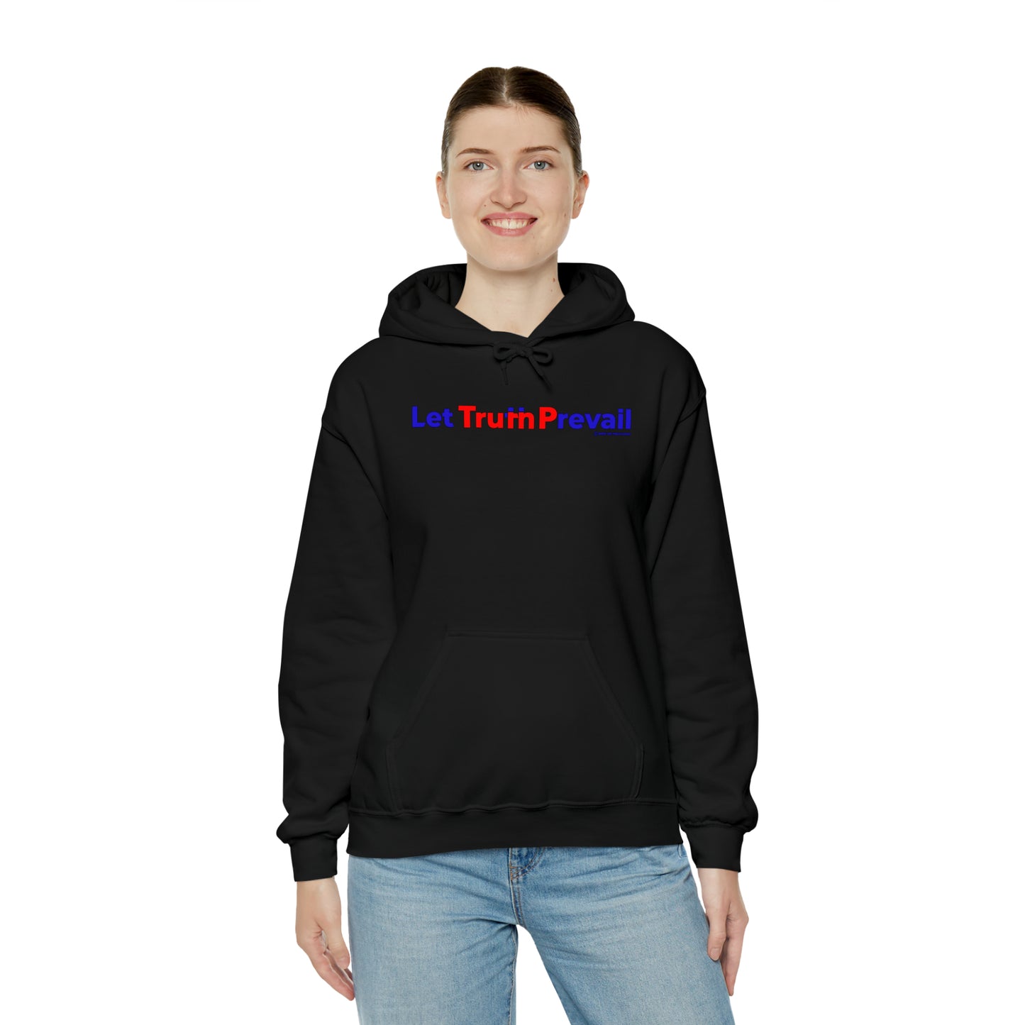 Women's Let Truth (Trump) Prevail Slogan Heavy Blend™ Hooded Sweatshirt