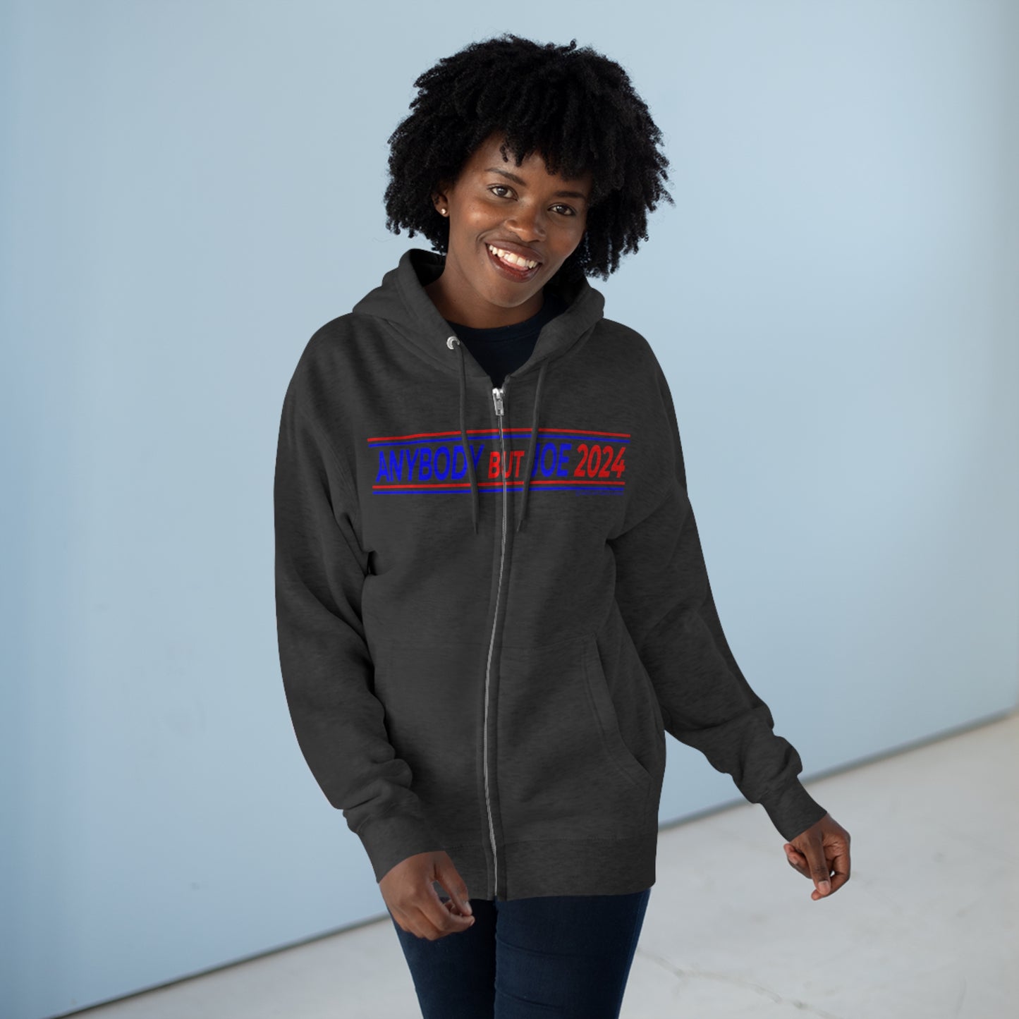 Women's Down The Stairs Joe Bye Done Premium Full Zip Hoodie