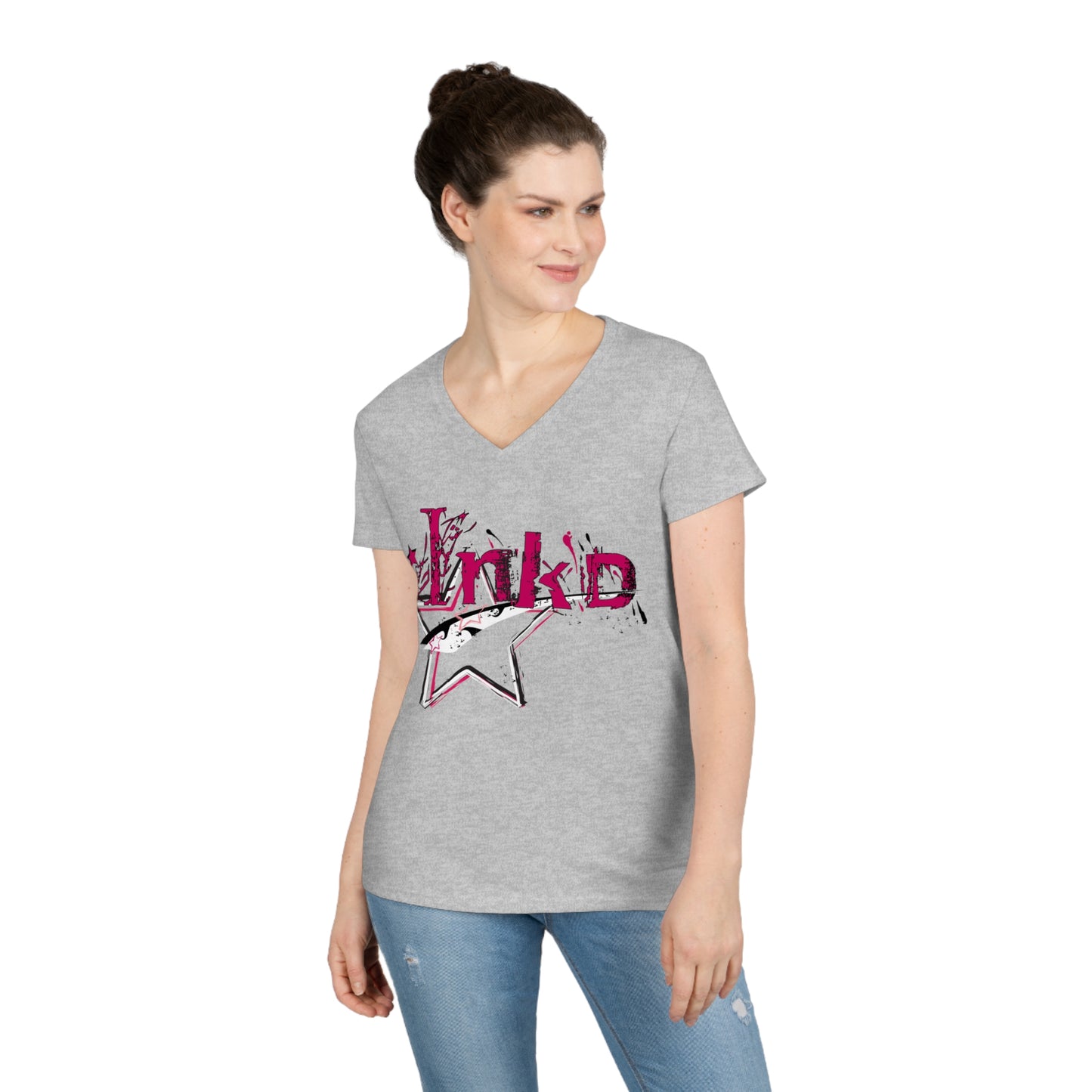 Women's Inkd V-Neck Tee