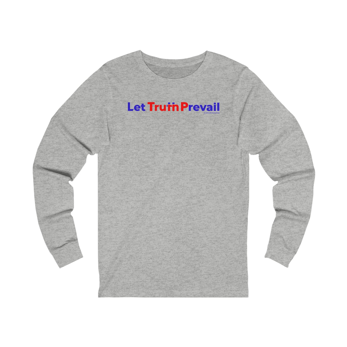 Women's Let Truth (Trump) Prevail Slogan Jersey Long Sleeve Shirt