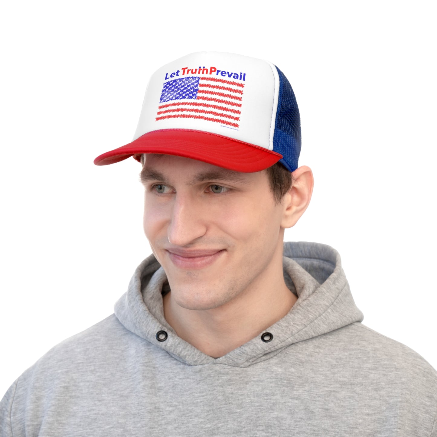 Let Truth (Trump) Prevail with American Flag Trucker Caps