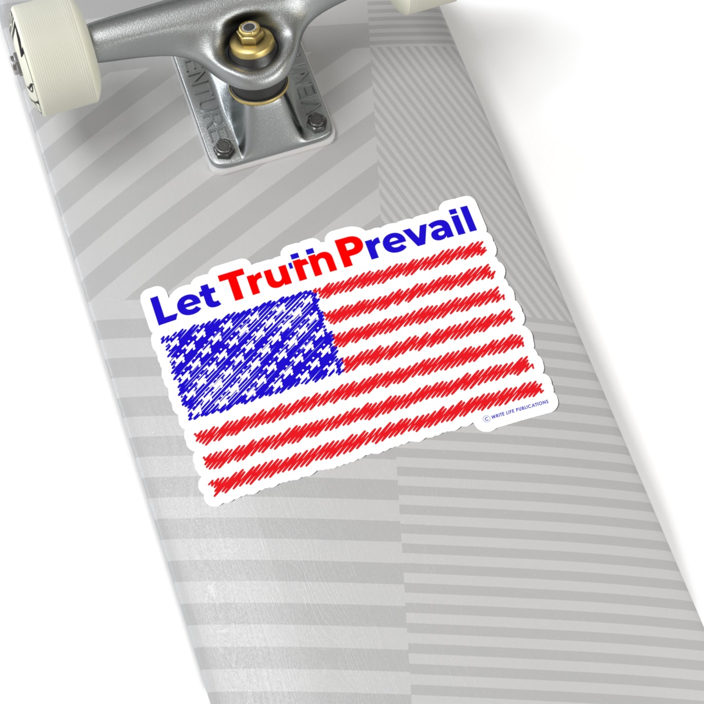 Let Truth (Trump) Prevail Kiss-Cut Stickers