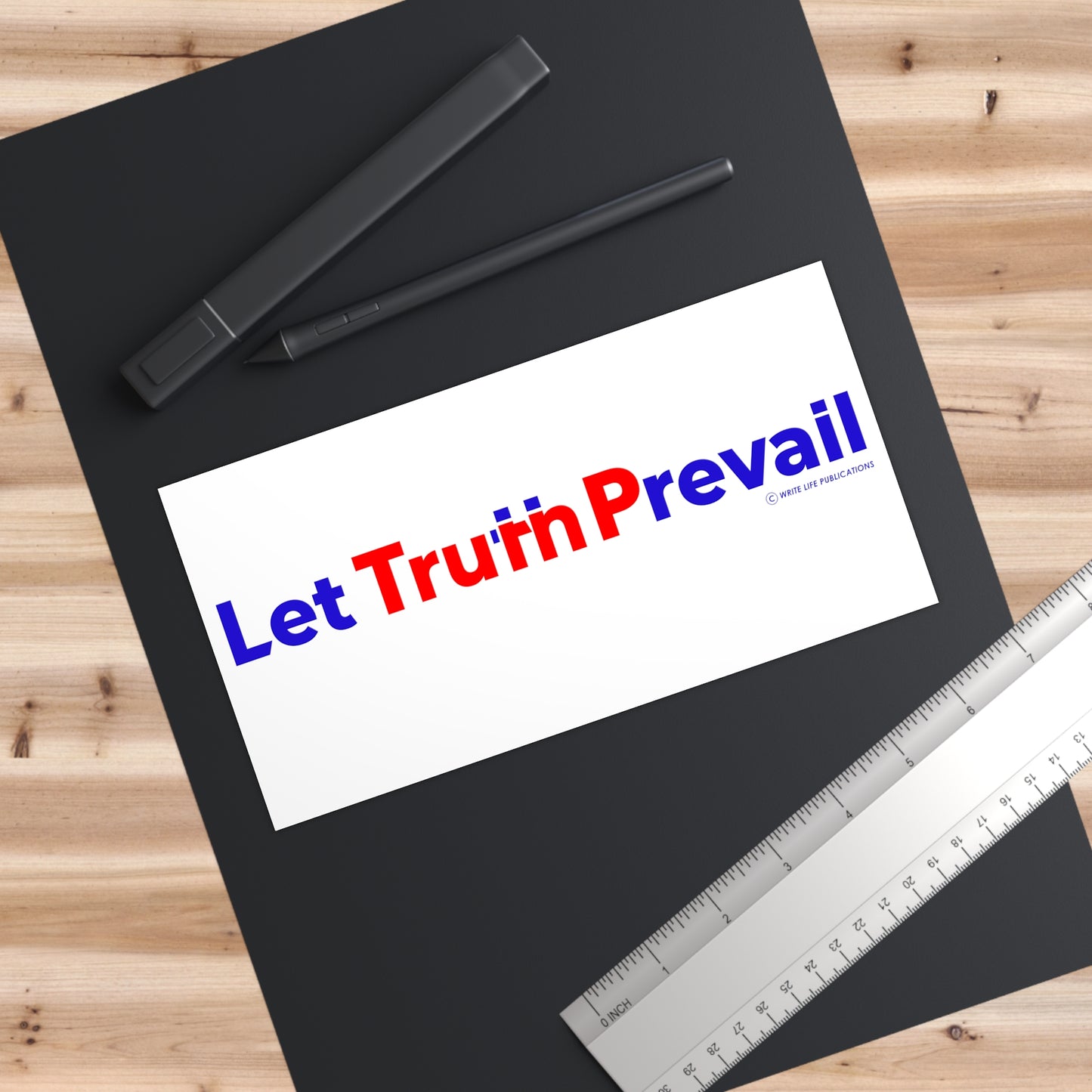 Let Truth (Trump) Prevail Slogan Bumper Stickers