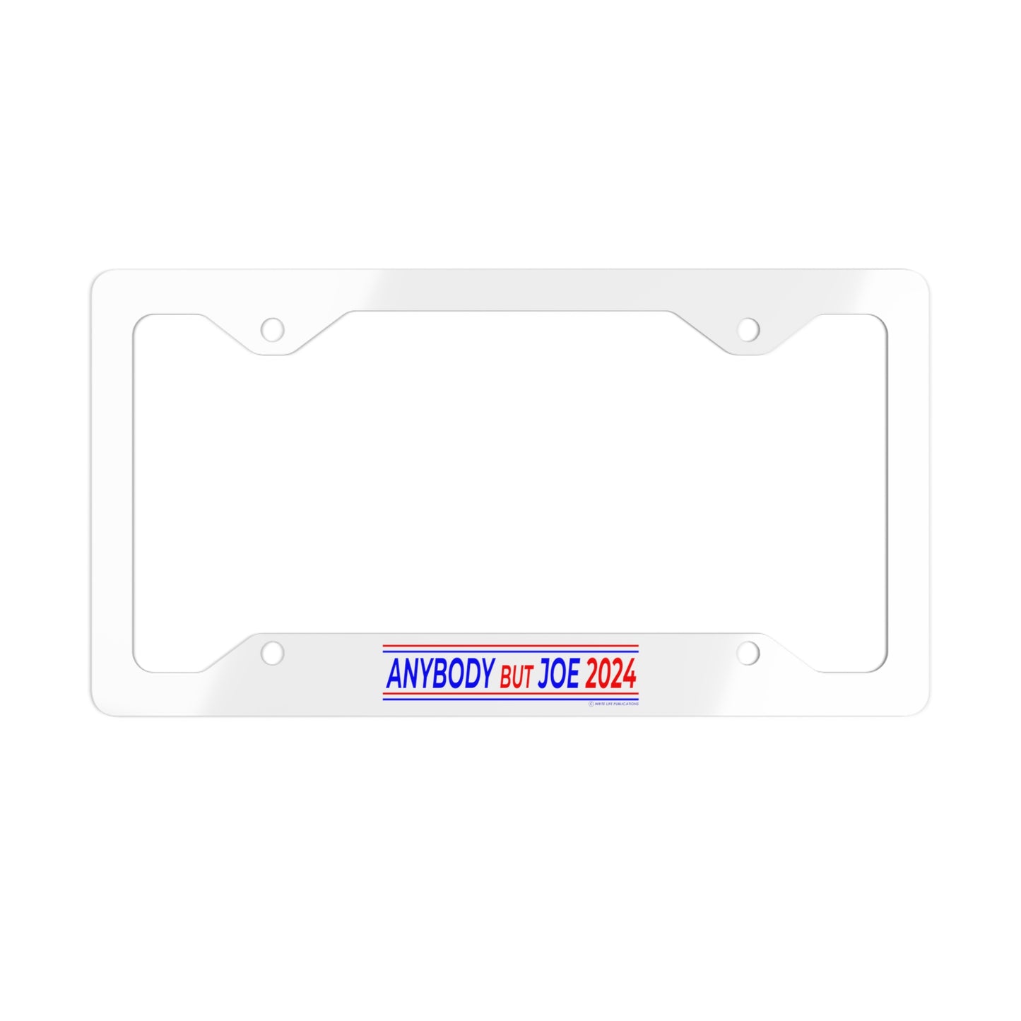 Anybody But Joe 2024 License Plate Frame