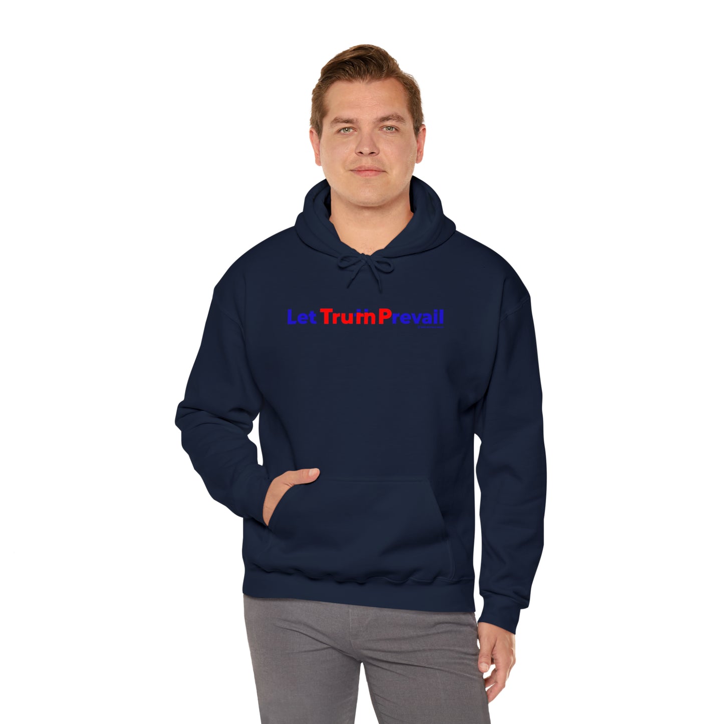 Men's Let Truth (Trump) Prevail Slogan Heavy Blend™ Hooded Sweatshirt