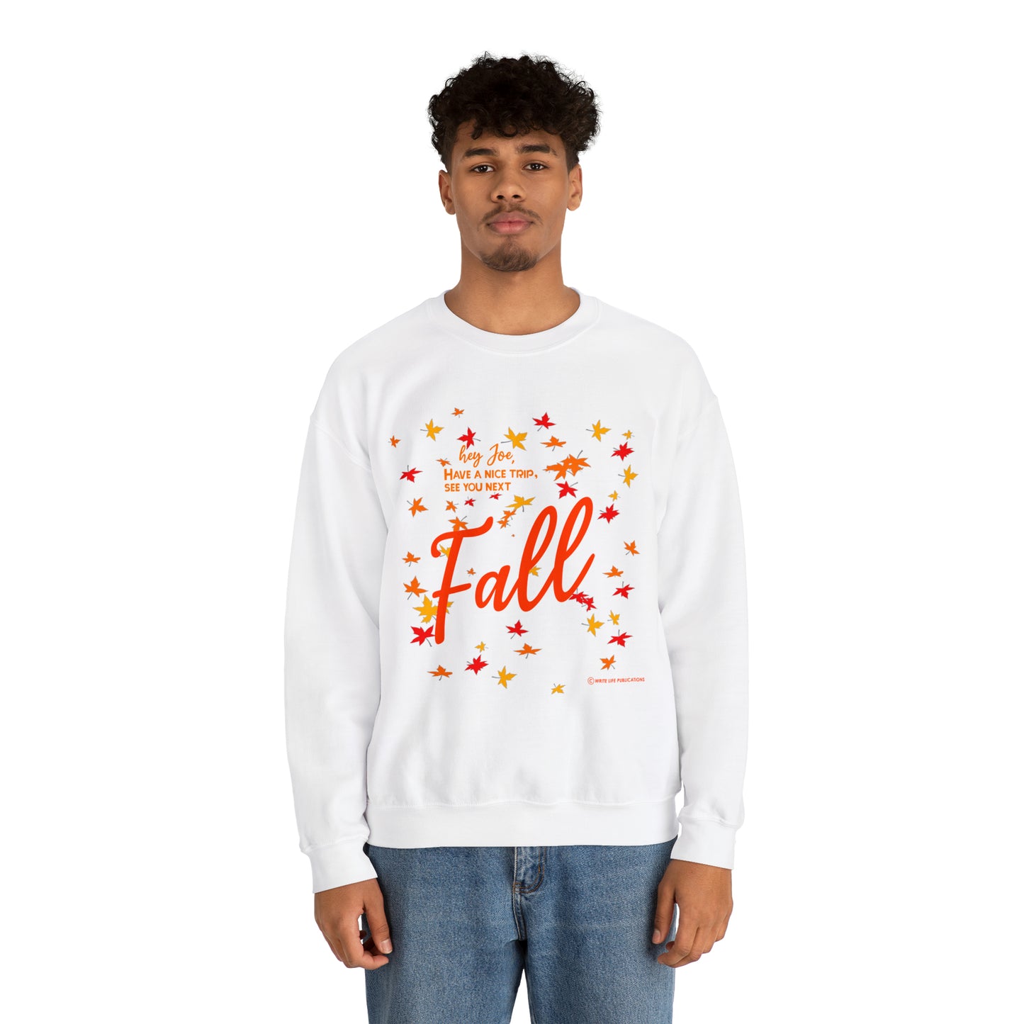 Men's Trip Fall Joe Heavy Blend™ Crewneck Sweatshirt