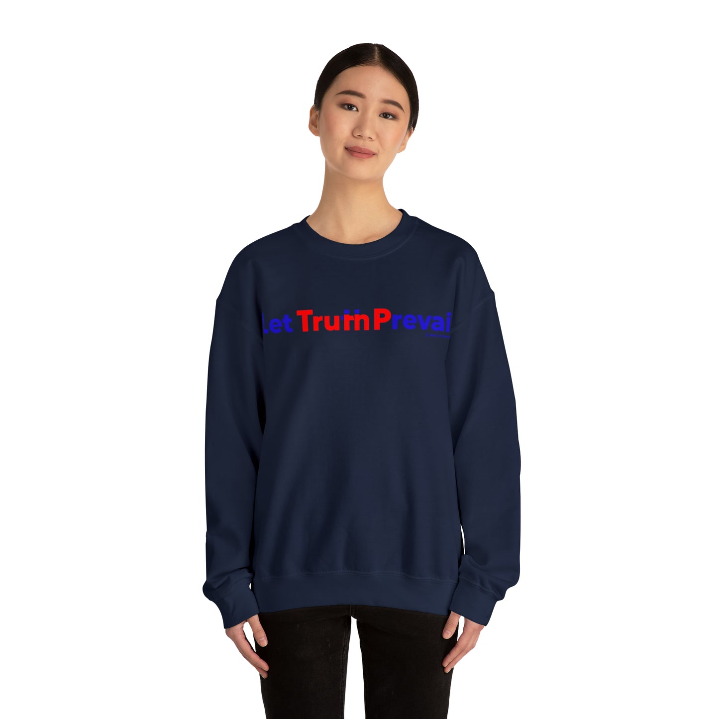 Women's Let Truth (Trump) Prevail Slogan Heavy Blend™ Crewneck Sweatshirt