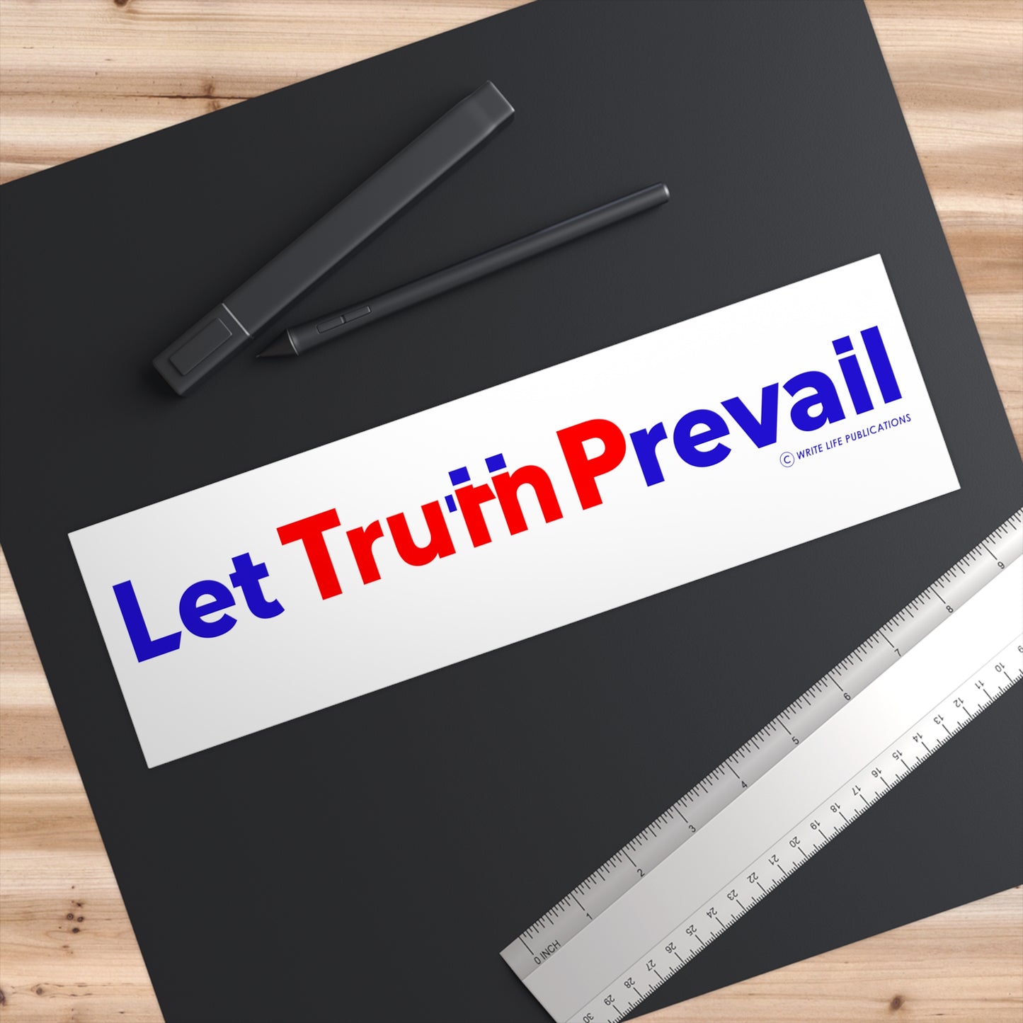 Let Truth (Trump) Prevail Slogan Bumper Stickers