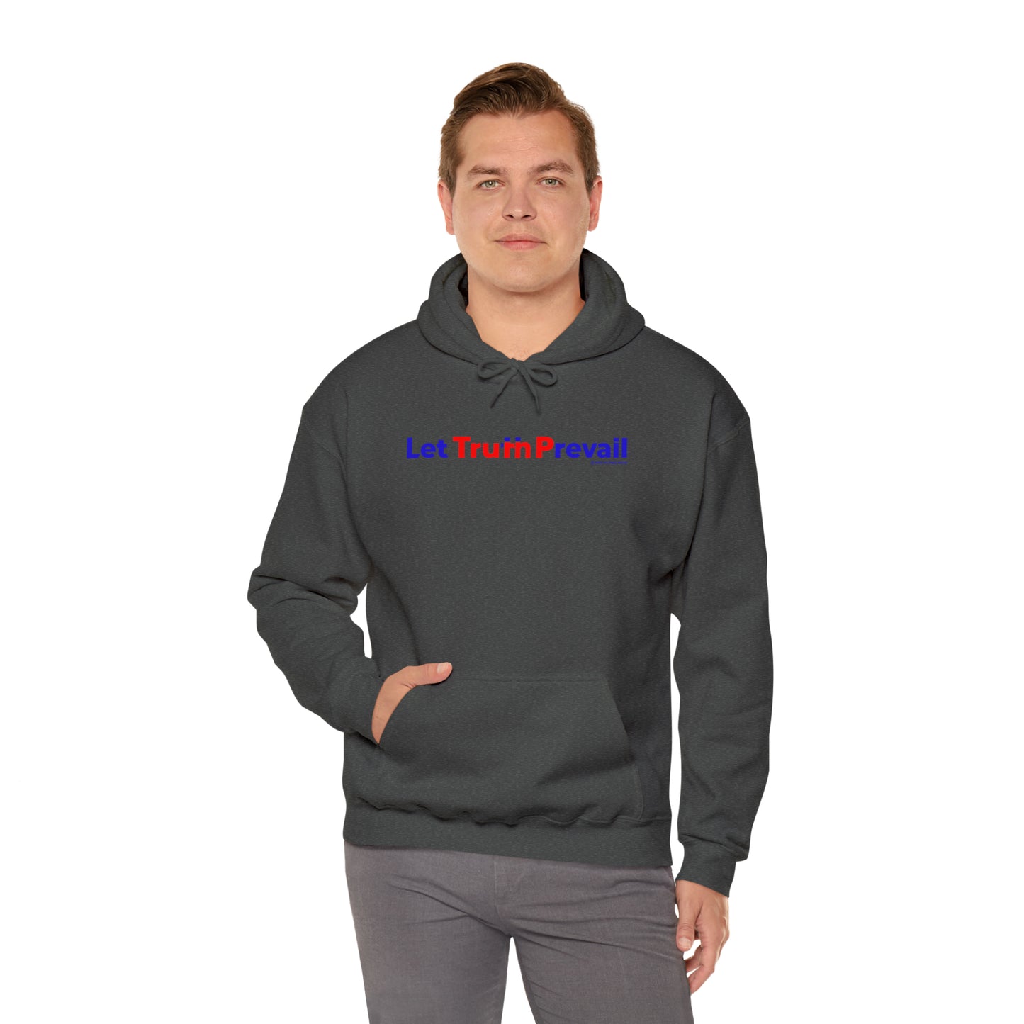 Men's Let Truth (Trump) Prevail Slogan Heavy Blend™ Hooded Sweatshirt