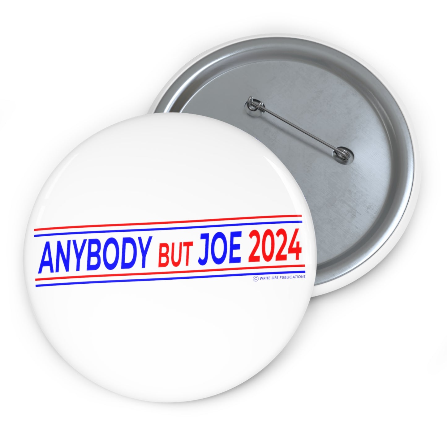 Anybody But Joe 2024 Custom Pin Buttons