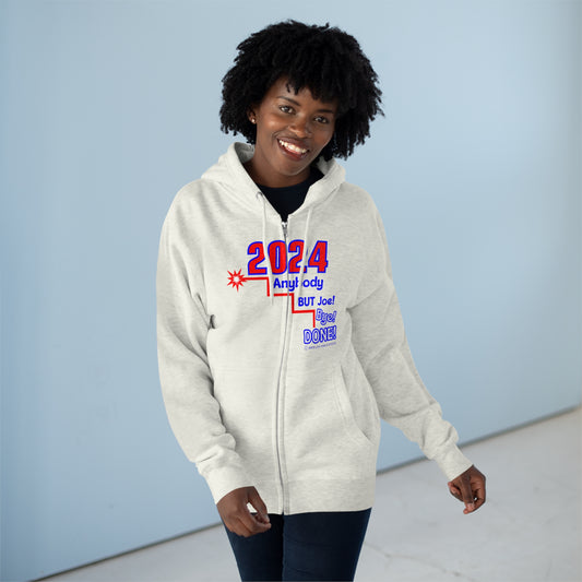 Women's Short Fuse Joe Bye Done Premium Full Zip Hoodie