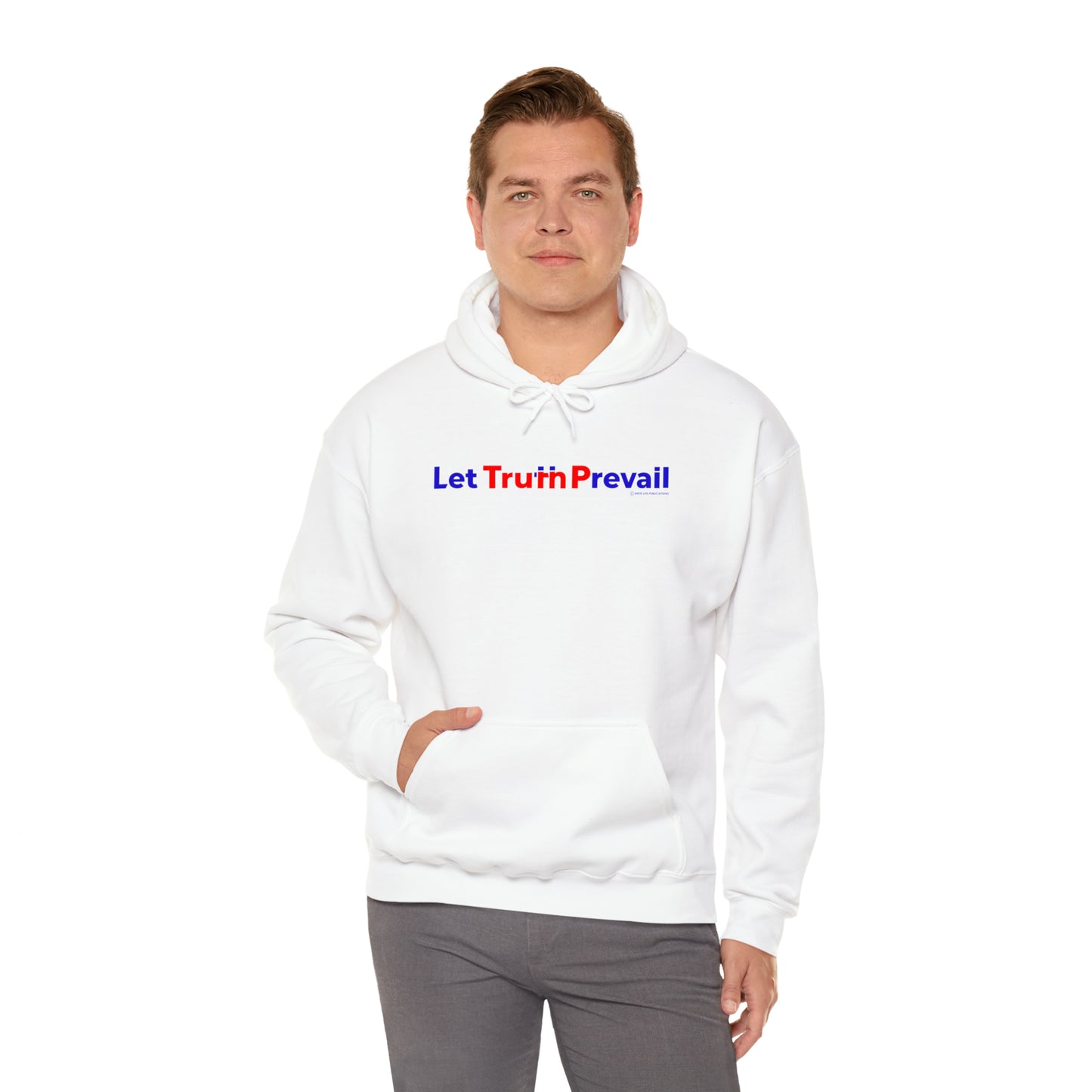 Men's Let Truth (Trump) Prevail Slogan Heavy Blend™ Hooded Sweatshirt