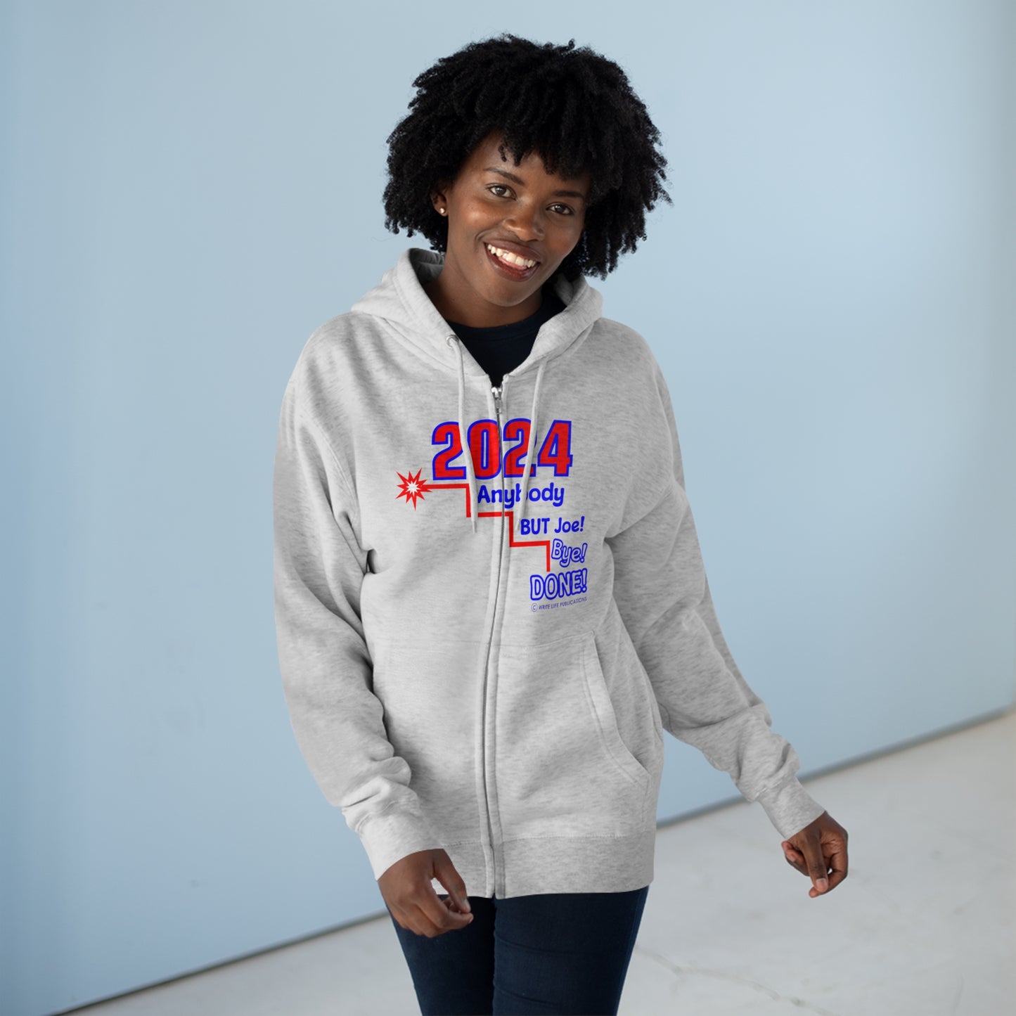 Women's Short Fuse Joe Bye Done Premium Full Zip Hoodie