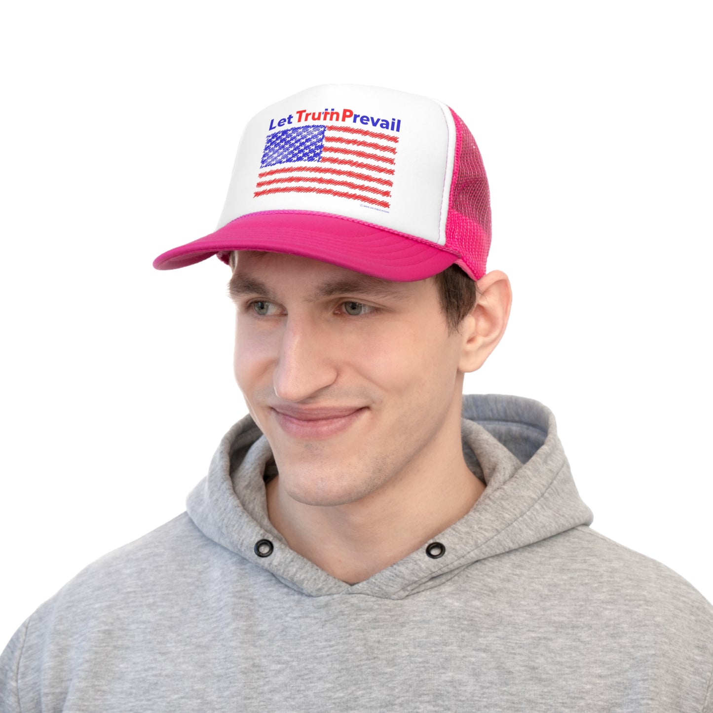 Let Truth (Trump) Prevail with American Flag Trucker Caps